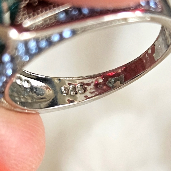 💍 Gorgeous Sterling Silver 925 & Gemstone Ring - Picture 4 of 5